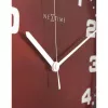 NeXtime Ρολόι 3053ro Dash Red, Ø35 cm, Επιτοίχιο, Κόκκινο/Ασημί