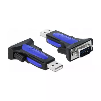 Σειριακό καλώδιο DeLOCK 66280 USB Type-A DB-9 0,8 m μαύρο