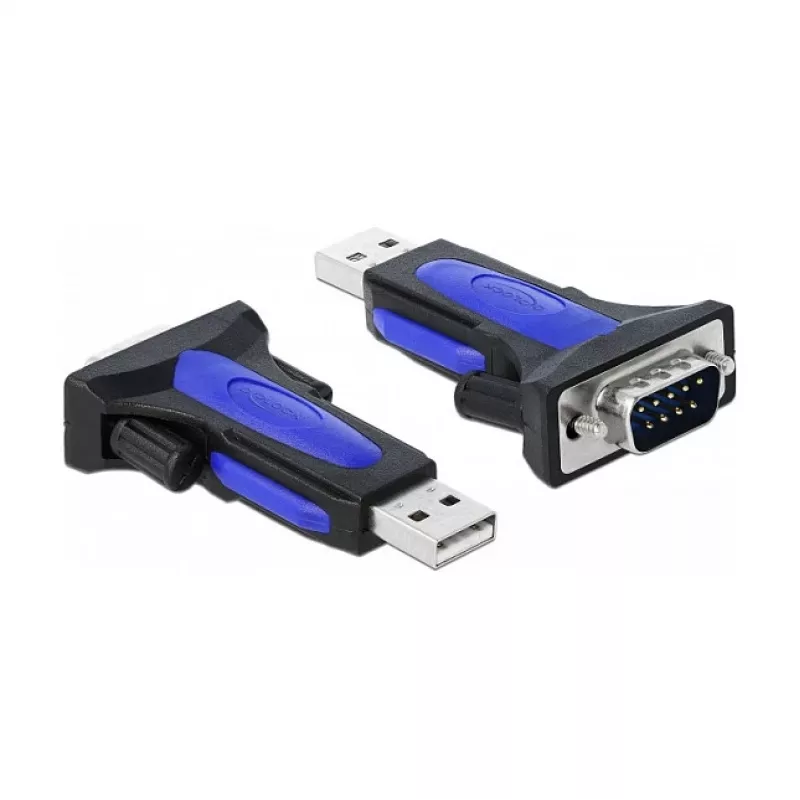 Σειριακό καλώδιο DeLOCK 66280 USB Type-A DB-9 0,8 m μαύρο