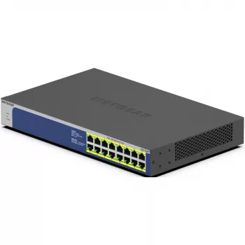 NETGEAR GS516PP Unmanaged Gigabit Ethernet (10/100/1000) Power over Ethernet (PoE) Μπλε, Γκρι