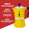 Καφετιέρα Moka Bialetti Rainbow Μαύρο Κίτρινο