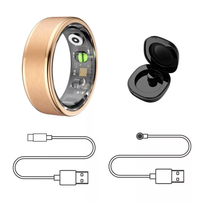 Smart Ring MANTA SR01GD 62mm OneRing χρυσό — μέγεθος 62, μεταλλικό χρυσό φινίρισμα