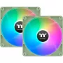 Ανεμιστήρας THERMALTAKE CT120 120mm ARGB Sync ανοιχτό πράσινο, συσκευασία 2 τεμ.