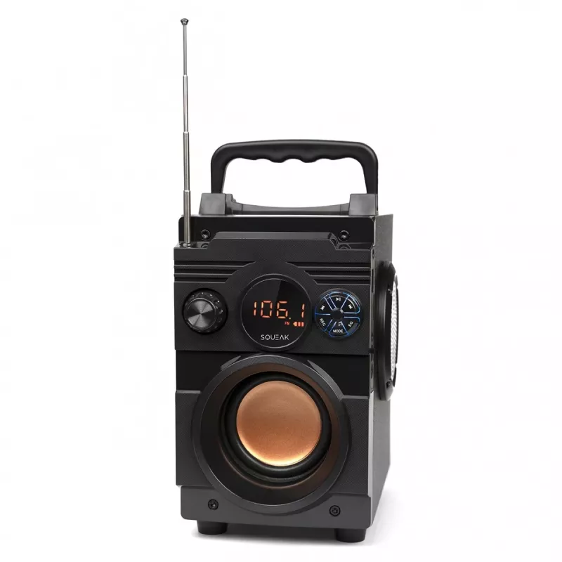 Squeak Bassblaster ηχείο Bluetooth 5.1, ραδιόφωνο FM, MP3 player SQ1001