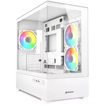 Κουτί PC Sharkoon MK6 RGB Midi Tower Λευκό