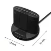 Smart Card Reader Qoltec 50632 USB 2.0 μαύρο καλώδιο 1m