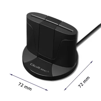 Smart Card Reader Qoltec 50632 USB 2.0 μαύρο καλώδιο 1m