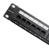 Patchpanel RACK 24 θυρών, Cat.6 UTP