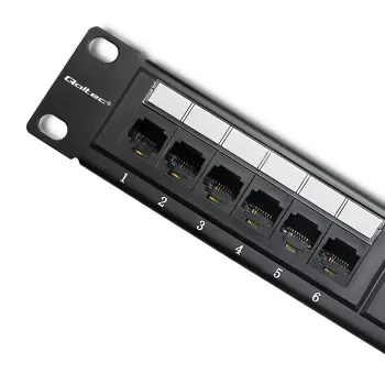 Patchpanel RACK 24 θυρών, Cat.6 UTP