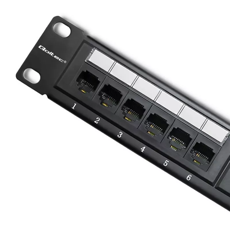 Patchpanel RACK 24 θυρών, Cat.6 UTP