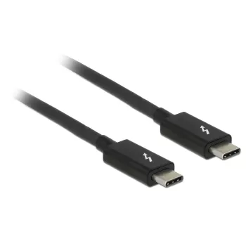 Καλώδιο Thunderbolt DeLOCK 84845 1 m 20 Gbit/s μαύρο