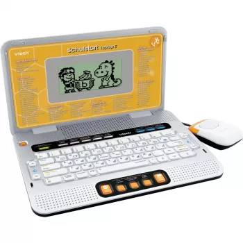 VTech Schulstart Laptop E για παιδιά 6–8 ετών, ασημί, διαδραστικό εκπαιδευτικό παιχνίδι
