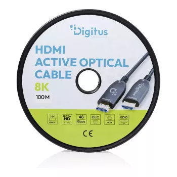 Καλώδιο HDMI AOC υβριδικό οπτικών ινών DIGITUS UHD 8K 100 m