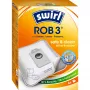 Σακούλες για ρομποτική σκούπα MELITTA Swirl ROB 3, συσκευασία 4 τεμ., χρώμα ξύλου
