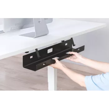 Digitus DA-90450 λεκάνη διαχείρισης καλωδίων 600x135x108mm μαύρο χάλυβας 1