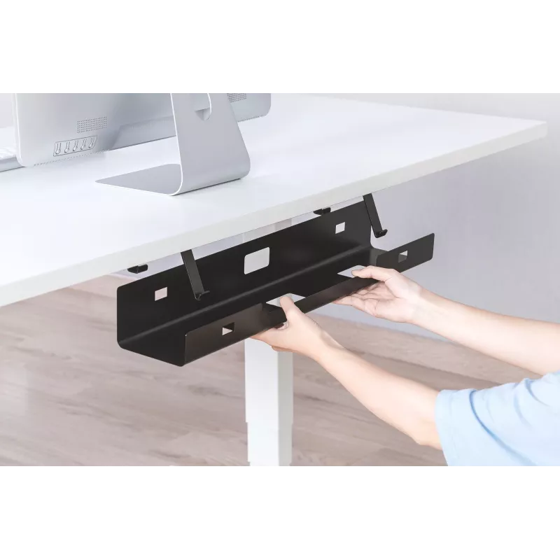 Digitus DA-90450 λεκάνη διαχείρισης καλωδίων 600x135x108mm μαύρο χάλυβας 1