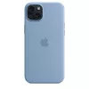 Apple iPhone 15 Plus Σιλικονούχα Θήκη με MagSafe - Winterblau
