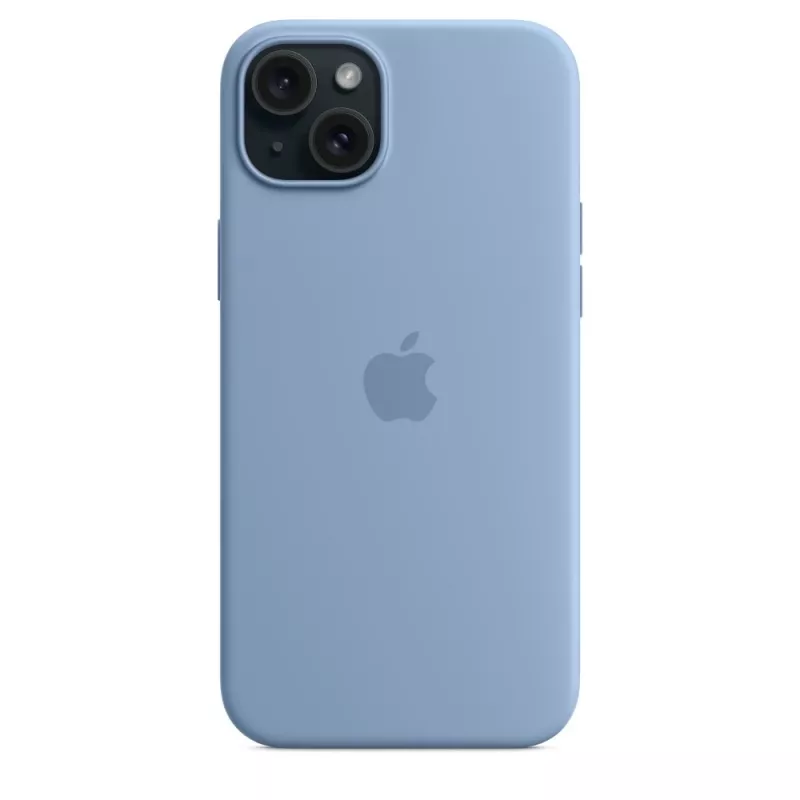 Apple iPhone 15 Plus Σιλικονούχα Θήκη με MagSafe - Winterblau