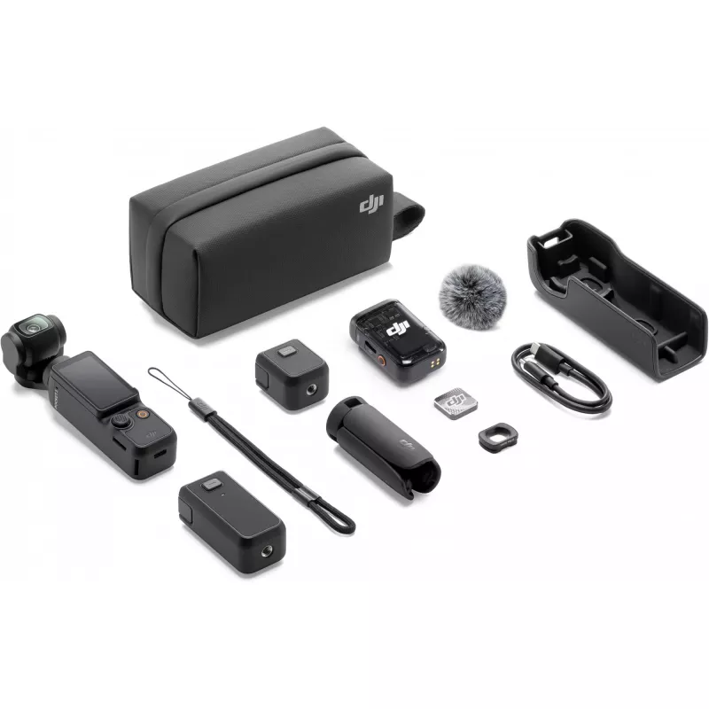 DJI Osmo Pocket 3 Creator Combo – 1 CMOS Gimbal Κάμερα, 4K/120fps, 2 OLED Οθόνη Αφής