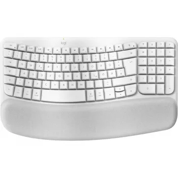 Πληκτρολόγιο Logitech Wave Keys για Mac QWERTZ Γερμανικό Λευκό