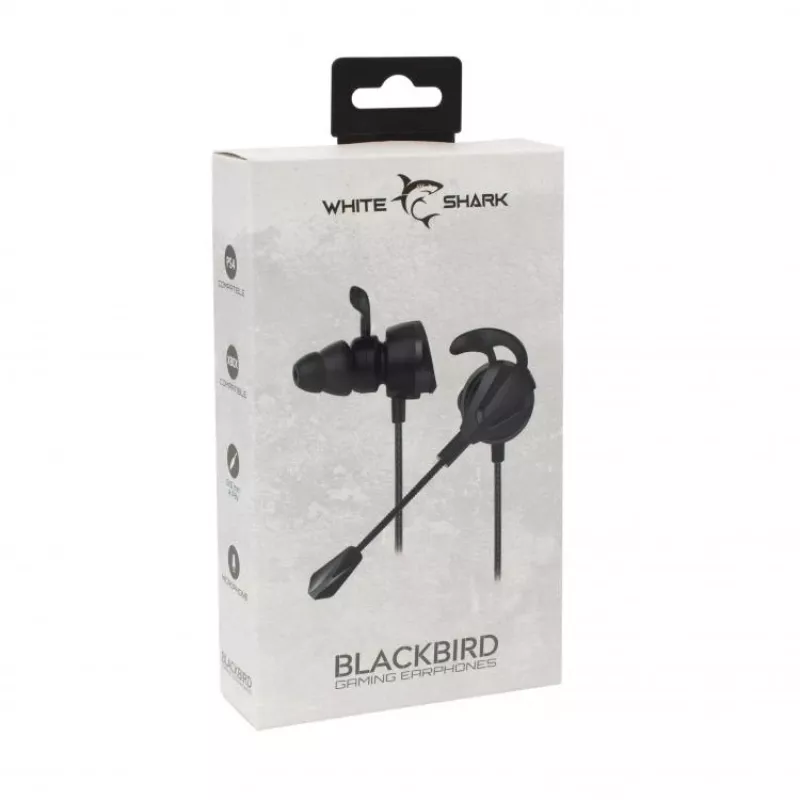 Headset White Shark μαύρο BIRD