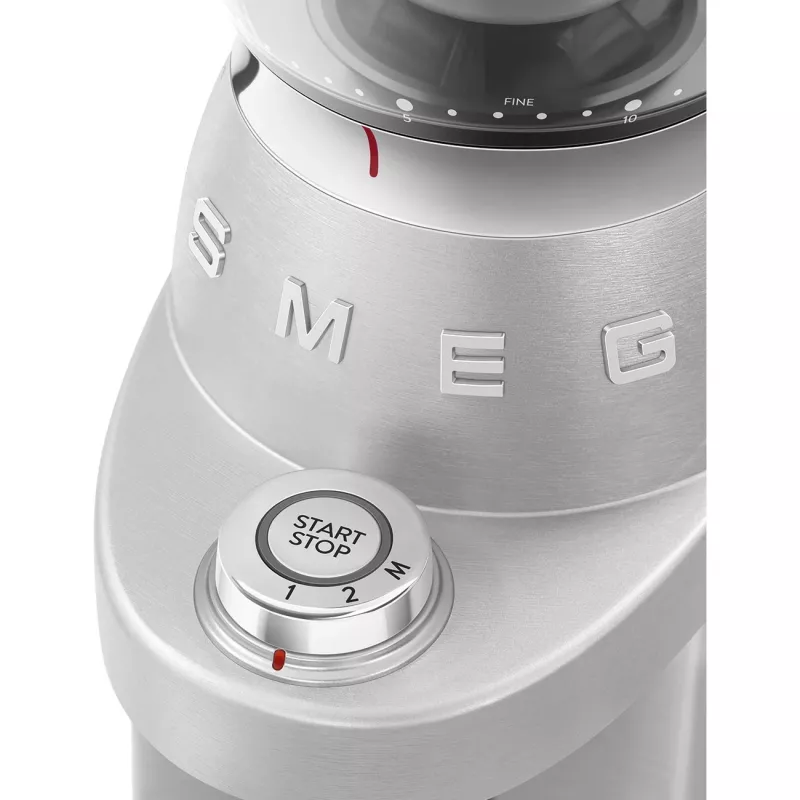 SMEG Μύλος καφέ 50s Style CGF02SSEU *Ασημί*