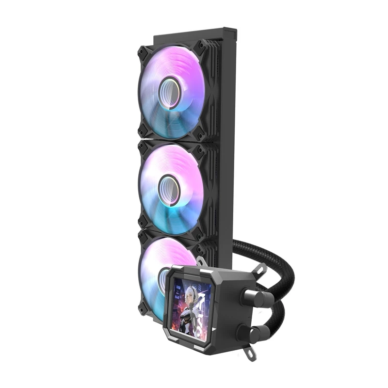 Υδρόψυξη CPU Darkflash DV360S ψυγείο 360mm, φωτισμός RGB, μαύρο