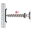 Fischer FID-Z 563537 βίδα για μονωτικό υλικό, κυρτή κεφαλή, Torx, 50 τεμ.