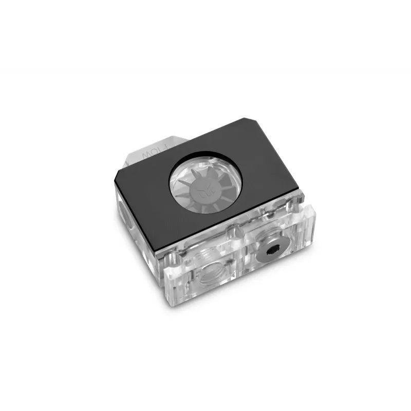 Δείκτης ροής EK Water Blocks Μαύρο Διαφανές 1/4 ίντσας