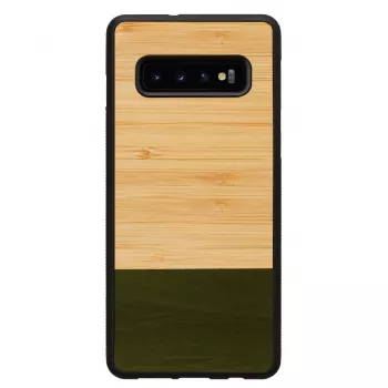 Θήκη smartphone man and wood για Samsung Galaxy S10 Plus — δάσος μπαμπού μαύρο