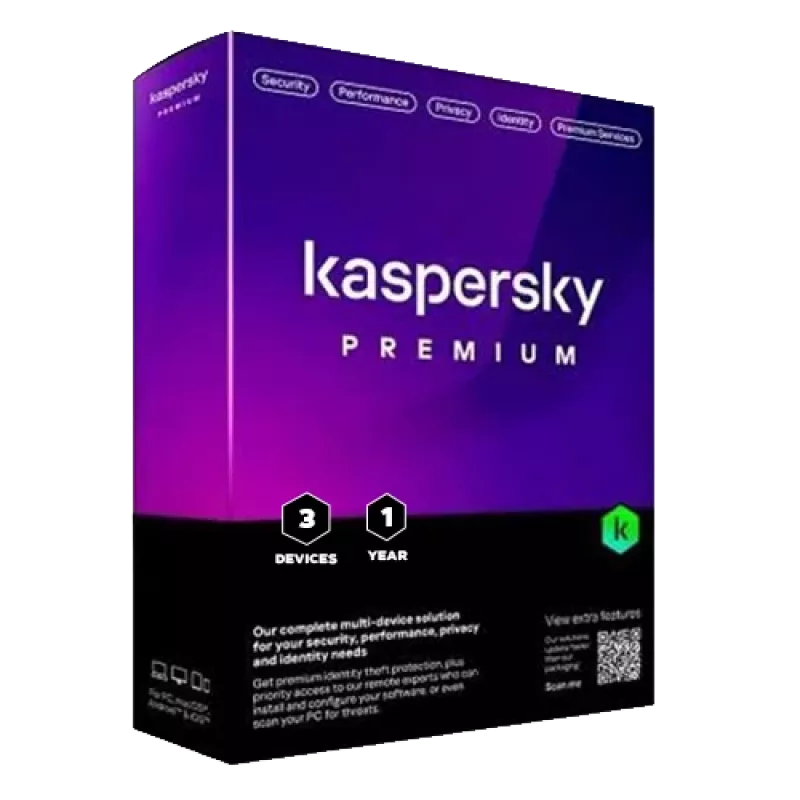 Kaspersky Premium + Customer Support | 3 συσκευές | 1 έτος | EU