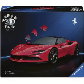 3D Παζλ Ravensburger Iconics Ferrari SF90 Stradale – συλλεκτικό κιτ μοντελοποίησης