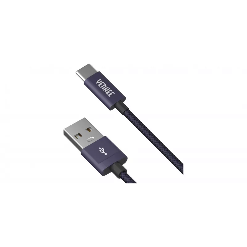 Καλώδιο YENKEE YCU 301 BE USB-A 2.0/USB-C 1m λιλά