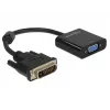 Delock - Μετατροπέας βίντεο - Lontium LT8511 - DVI - VGA - μαύρο - retail (65658)