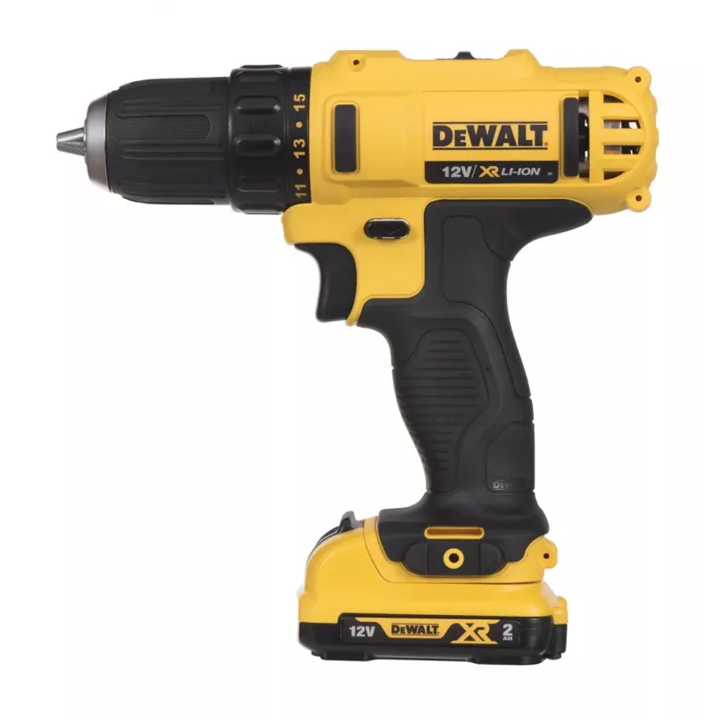 DeWALT DCD Κρουστικό δραπανοκατσάβιδο μπαταρίας 10,8V Li-Ion, Ευρωπαϊκό βύσμα