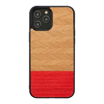Θήκη προστασίας man and wood για iPhone 12 Pro Max — Herringbone Azalea μαύρο