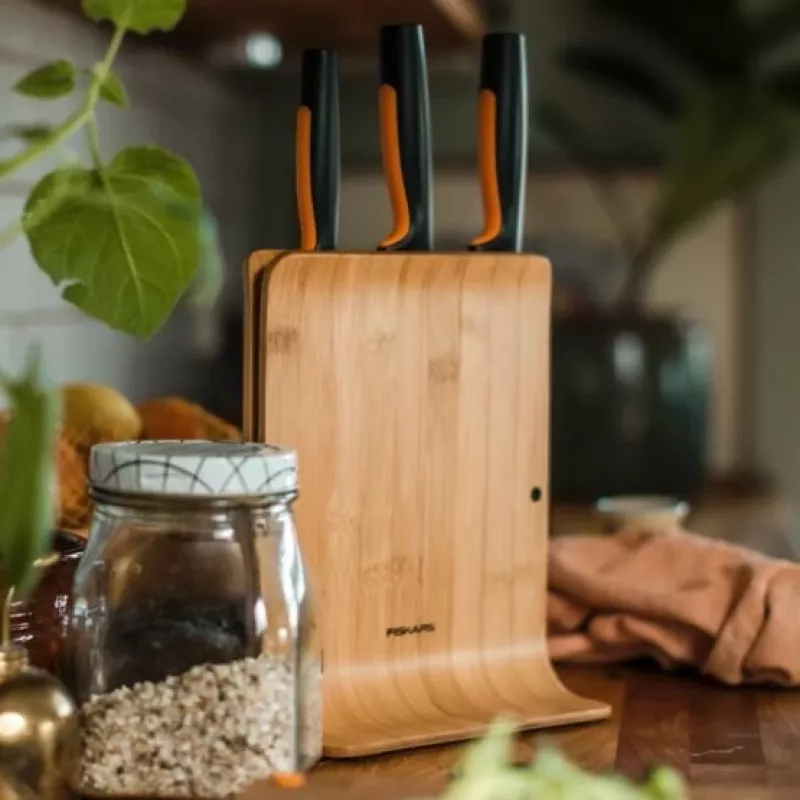 Fiskars Functional Form 4 Τεμάχια Μαχαίρι-μπλοκ