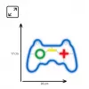 Ενσύρματο gamepad USB MANTA SNL55MT με φώτα νέον