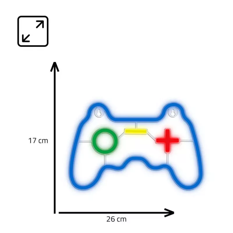 Ενσύρματο gamepad USB MANTA SNL55MT με φώτα νέον