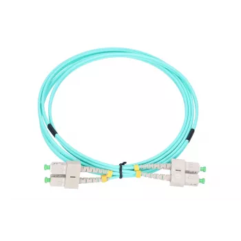 Καλώδιο patch οπτικών ινών Extralink SC/APC–SC/APC, Multimode OM3, Duplex, μανδύας 3 mm, 5 m