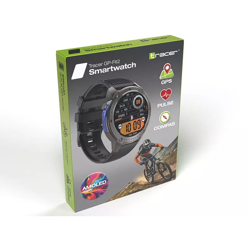 Tracer 47639 GP-Fit2 Smartwatch Μαύρο