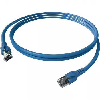 EasyLan FlexBoot Καλώδιο patch Cat.6A S/FTP μπλε 1,00m - FTP - SFTP