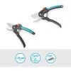 Ψαλίδι κλαδέματος GARDENA PremiumCut 12241-20 Bypass, γκρι/τυρκουάζ