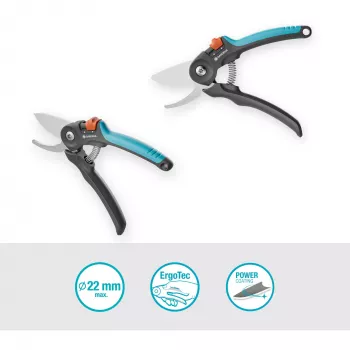 Ψαλίδι κλαδέματος GARDENA PremiumCut 12241-20 Bypass, γκρι/τυρκουάζ