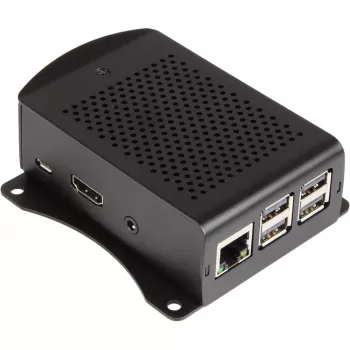 Joy-it Θήκη Raspberry Pi® Μαύρο RB-ALUCASE+06 Raspberry Pi® 3 B, Raspberry Pi® 2 B, Raspberry Pi® 3 B+, Raspberry Pi® B+ (RB-ALUCASE+06)