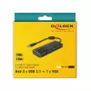 Dock φορητού υπολογιστή DeLOCK 63932 USB 3.2 Gen 1 Type-C Μαύρο