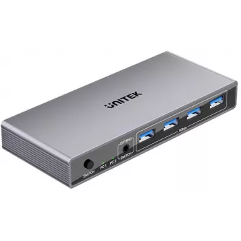 Διακόπτης KVM Unitek 54368 8K@60Hz USB 3.0 για έλεγχο πολλαπλών υπολογιστών