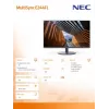 Οθόνη υπολογιστή NEC MultiSync E244FL 61 cm (24 ίντσες) 1920 x 1080 pixel Full HD LCD μαύρη