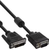 InLine Καλώδιο DVI-A 12+5 αρσενικό / 15 Pin HD αρσενικό VGA 2m