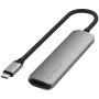 Satechi ST-P4SM Hub διασύνδεσης USB Type-C 10000 Mbit/s Γκρι